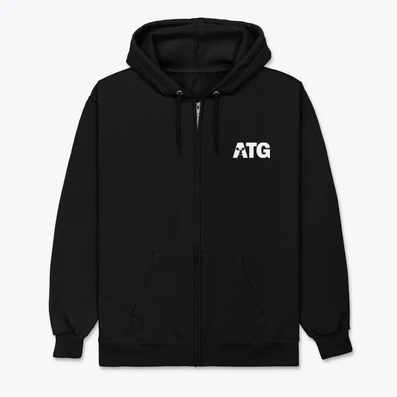 ATG Zip Hoodie (White Logo)