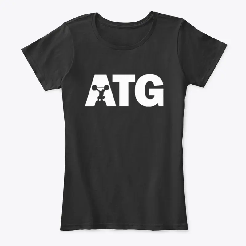 ATG Female Tee (White Logo)